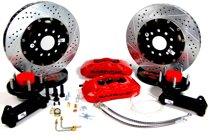 Baer Brakes 65-69 Lincoln Continental w/OE Spindles STD Studs 14in Pro+ Front SDZ Brake Kit - Black