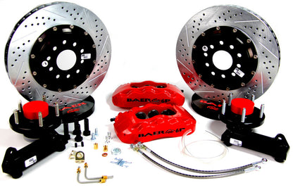 Baer Brakes 62-69 Ford Fairlane STD Studs 13in Pro+ Front SDZ Brake Kit - Fire Red