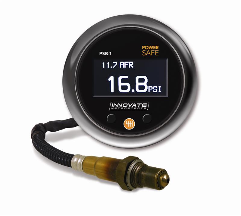 Innovate Motorsports Innovate PSN-1 PowerSafe Nitrous Bottle Pressure / Wideband O2 Gauge Kit