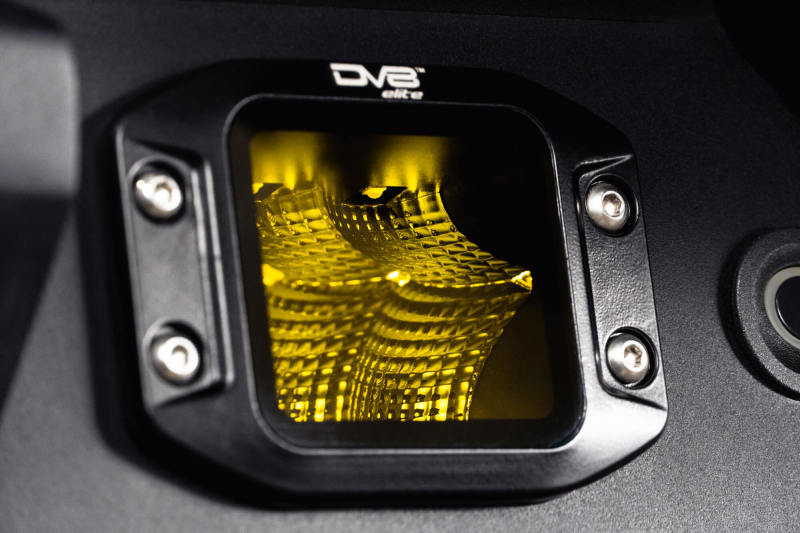 DV8 Offroad DV8 3-Inch Elite Series LED Amber Flush Mount Pod Light