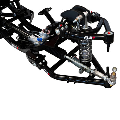 QA1 73-87 Chevrolet C10 Double Adjustable Front Coilover Crossmember System w/ 650lb/in Springs