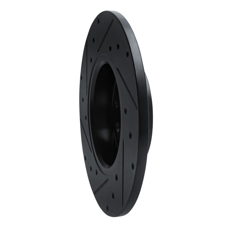 R1 Concepts R1 15-25 Alfa Romeo Tonale Rear Right Drilled & Slotted Black Brake Rotor