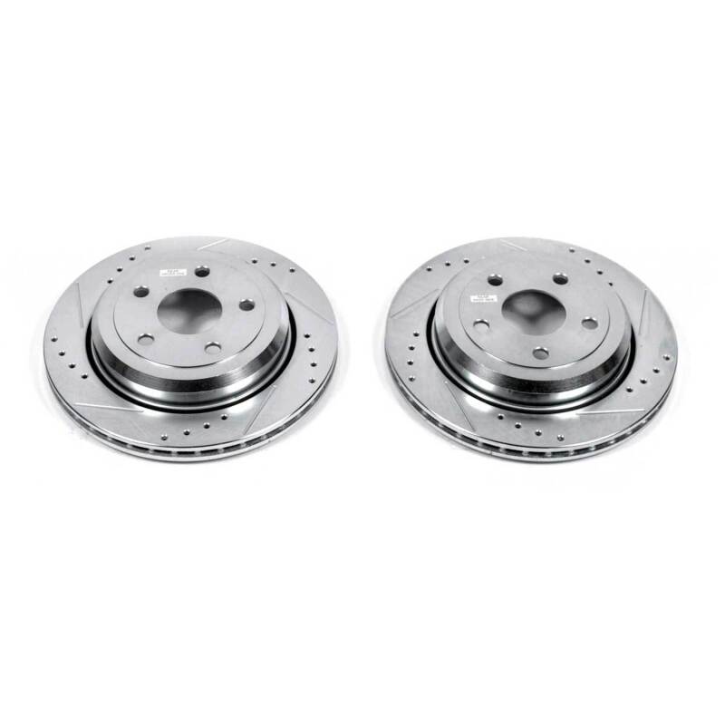 PowerStop Power Stop 11-19 Dodge Durango Rear Evolution Drilled & Slotted Rotors - Pair