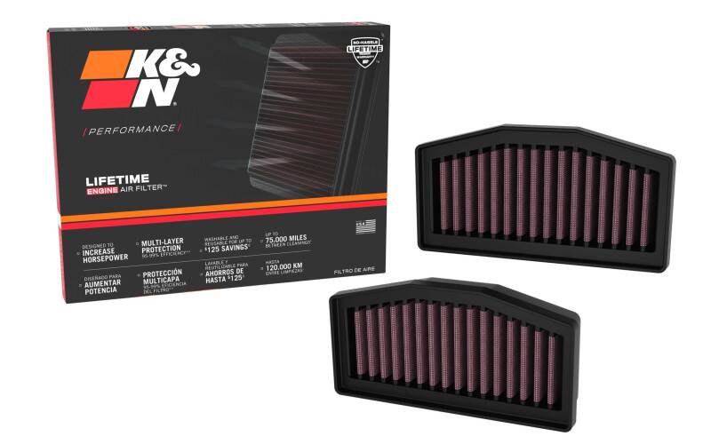 K&N Engineering K&N 2024 BMW R1300GS Replacement Air Filter (Set of 2)