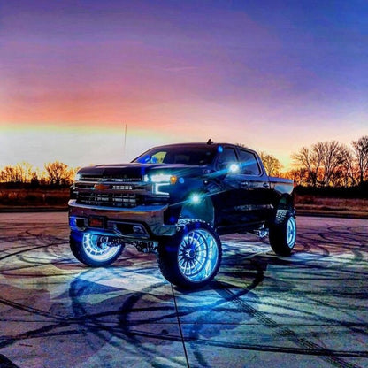 ORACLE Lighting Oracle LED Illuminated Wheel Rings - ColorSHIFT - 15in. - ColorSHIFT No Remote