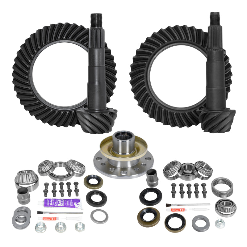 Yukon Gear & Axle Yukon Gear Ring & Pinion Gear Kit Front & Rear for Toyota 8/7.5R Diff (w/Factory Locker) 4.88 Ratio