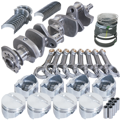 Eagle Chevy 350 3.750in Crank 5.700in I-Beam Rods -7cc Flat Top 4.060in Pistons Rotating Assembly
