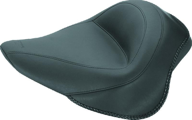 Mustang Motorcycle Mustang 11-13 Harley Blackline, 12-17 Slim,Slim S Wide Touring Solo Seat - Black
