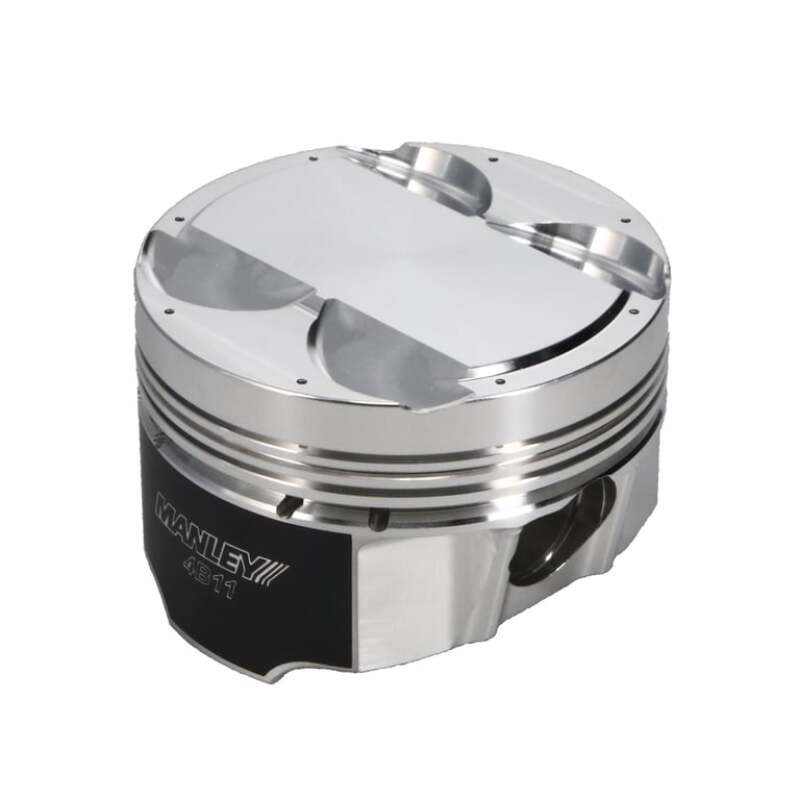 Manley Performance Manley Mitsubishi 4B11 86.5mm Bore 10.0:1 CR +2cc Dome Turbo Tuff Piston Set w/ Rings