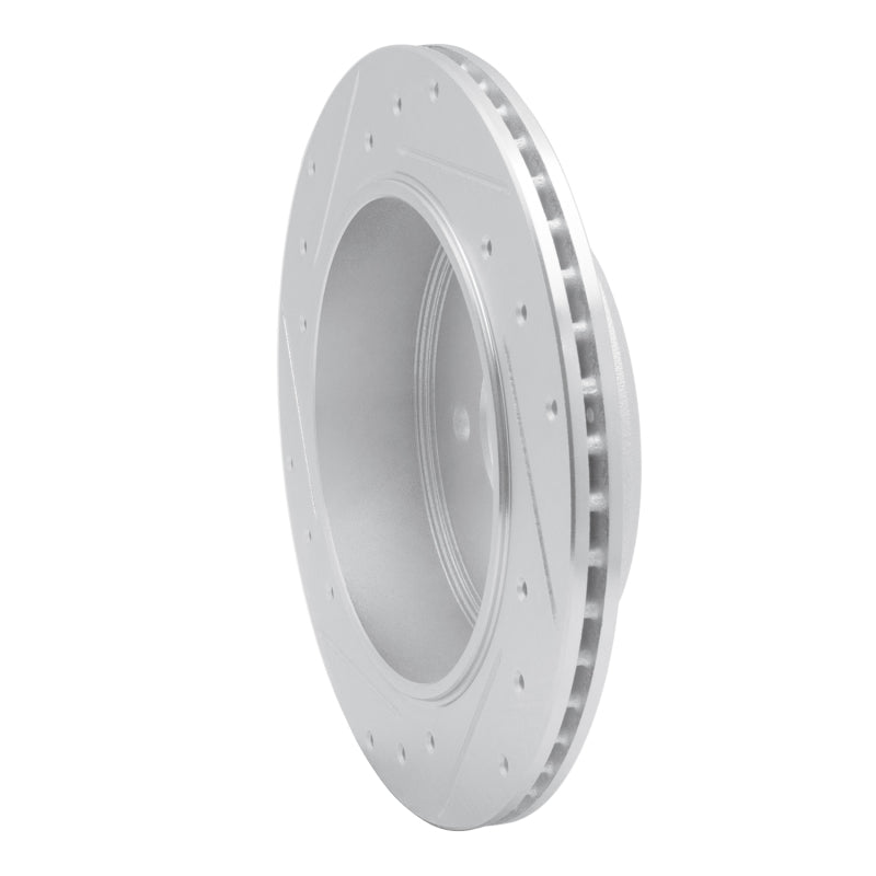 R1 Concepts R1 10-11 Ford Ranger (USA/Canada) Rear Right Drilled & Slotted Silver Brake Rotor