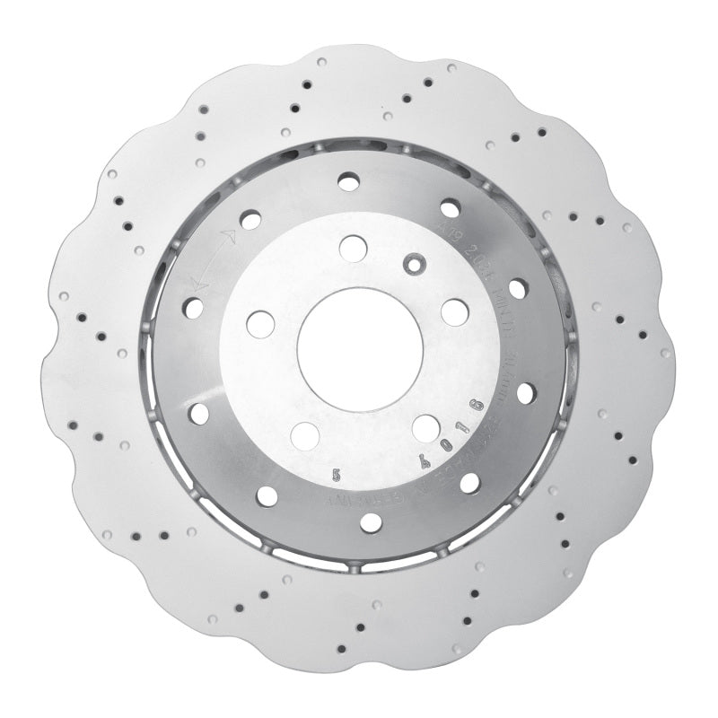 DFC 14-24 Audi R8 Rear Drilled Hi-Carbon Alloy Geomet Coated Rotor