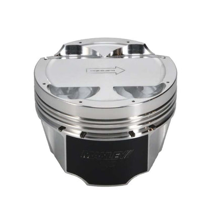 Manley Performance Manley Toyota 2JZGTE 94mm Stroke 87.00mm Bore -6cc Dish 10:1 CR Turbo Tuff Piston Set w/ Rings