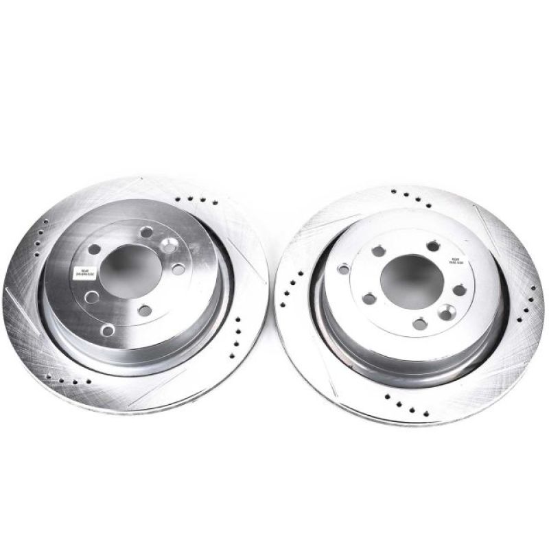 PowerStop Power Stop 05-09 Land Rover LR3 Rear Evolution Drilled & Slotted Rotors - Pair