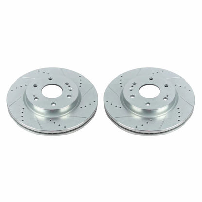 PowerStop Power Stop 19-20 Chevrolet Silverado 1500 Front Evolution Drilled & Slotted Rotors - Pair