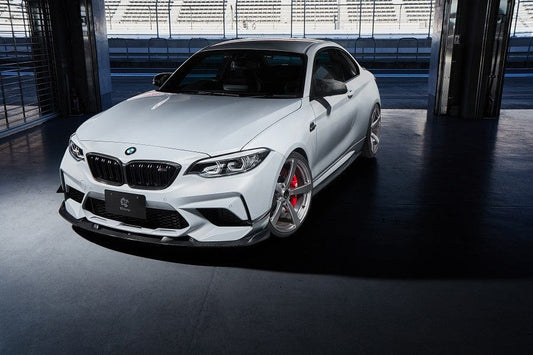 3D Design 3101-28741 BMW Carbon Fiber Front Lip Spoiler Set