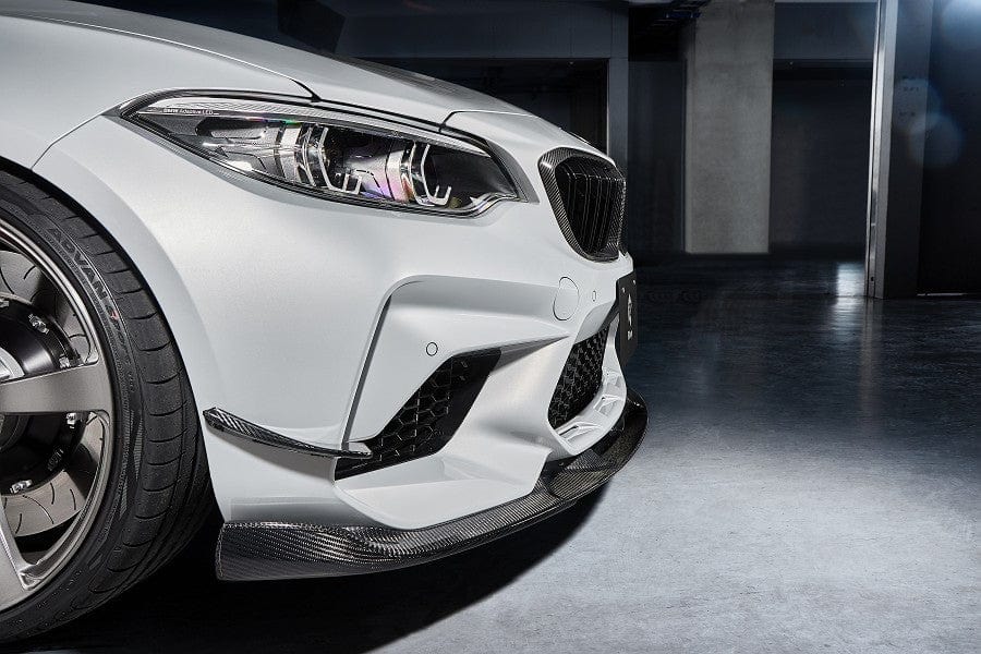 3D Design 3101-28741 BMW Carbon Fiber Front Lip Spoiler Set