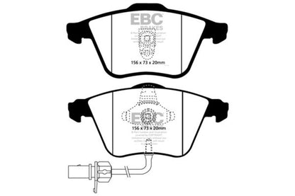 EBC 02-04 Audi A6 Quattro 2.7 Twin Turbo Sedan (4 Pad Set) Redstuff Front Brake Pads