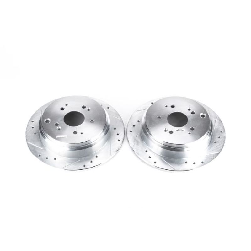 PowerStop Power Stop 02-04 Honda Odyssey Rear Evolution Drilled & Slotted Rotors - Pair