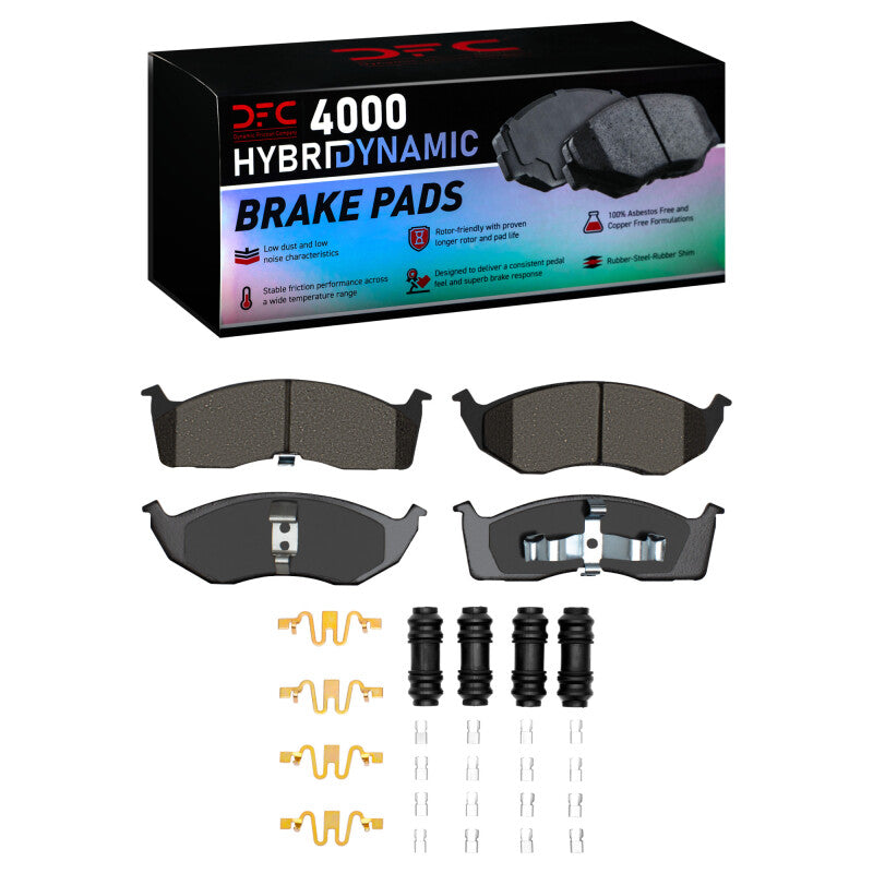DFC 98-04 Chrysler Concorde Front 4000 HybriDynamic Brake Pads and Hardware Kit