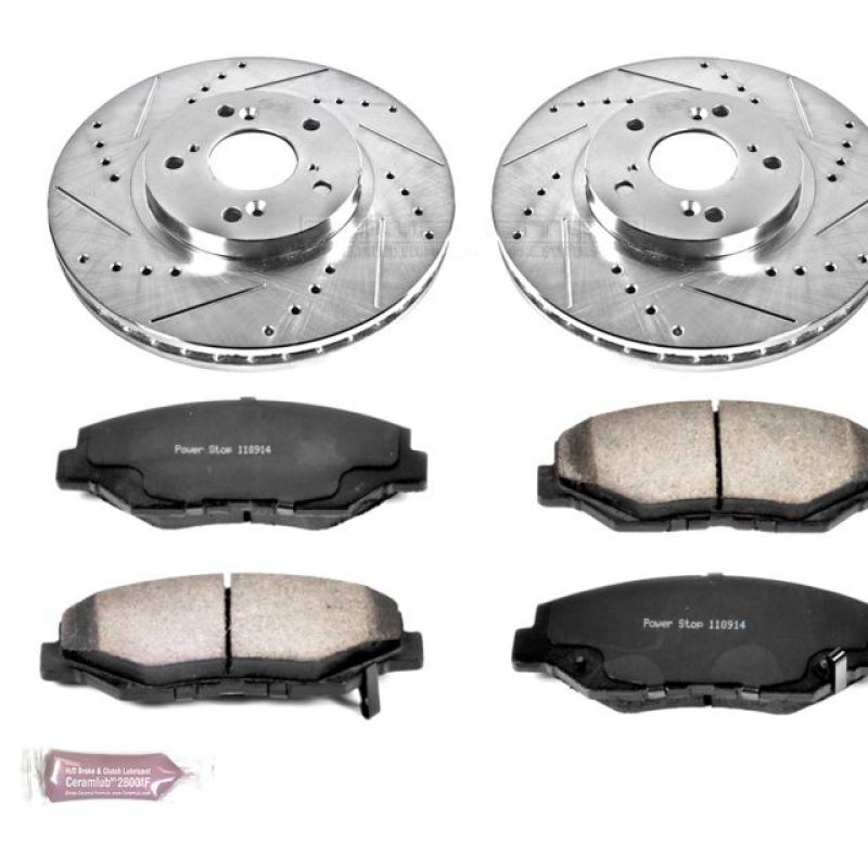 PowerStop Power Stop 03-08 Honda Pilot Front Z36 Truck & Tow Brake Kit