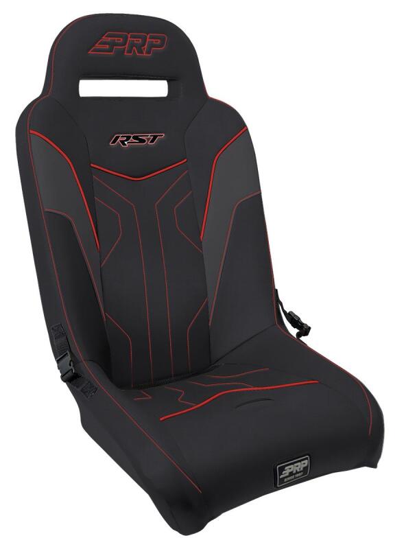PRP Seats PRP Polaris RZR PRO XP/PRO R/Turbo R RST Suspension Seat- Black/Red