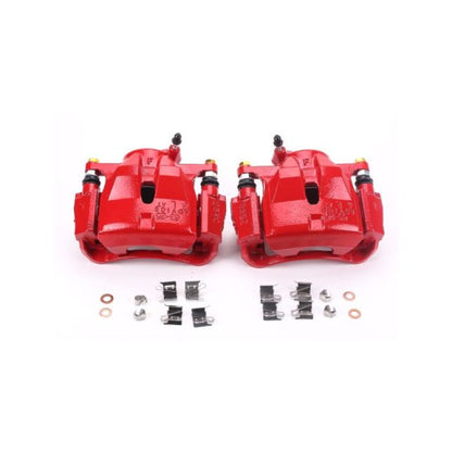 PowerStop Power Stop 10-12 Lexus HS250h Front Red Calipers w/Brackets - Pair