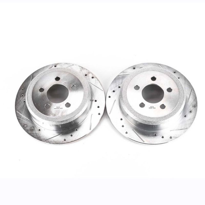 PowerStop Power Stop 07-11 Dodge Nitro Rear Evolution Drilled & Slotted Rotors - Pair