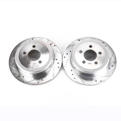 PowerStop Power Stop 07-11 Dodge Nitro Rear Evolution Drilled & Slotted Rotors - Pair
