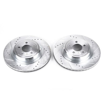 PowerStop Power Stop 06-18 Dodge Charger Rear Evolution Drilled & Slotted Rotors - Pair