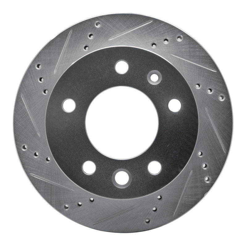 R1 Concepts R1 02-06 Dodge Sprinter 2500 Front Left Drilled & Slotted Silver Brake Rotor