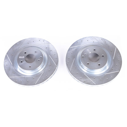 PowerStop Power Stop 03-06 Mercedes-Benz CLK500 Front Evolution Drilled & Slotted Rotors - Pair