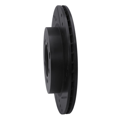 R1 Concepts R1 93-99 Dodge STEALTH Rear Right Drilled & Slotted Black Brake Rotor