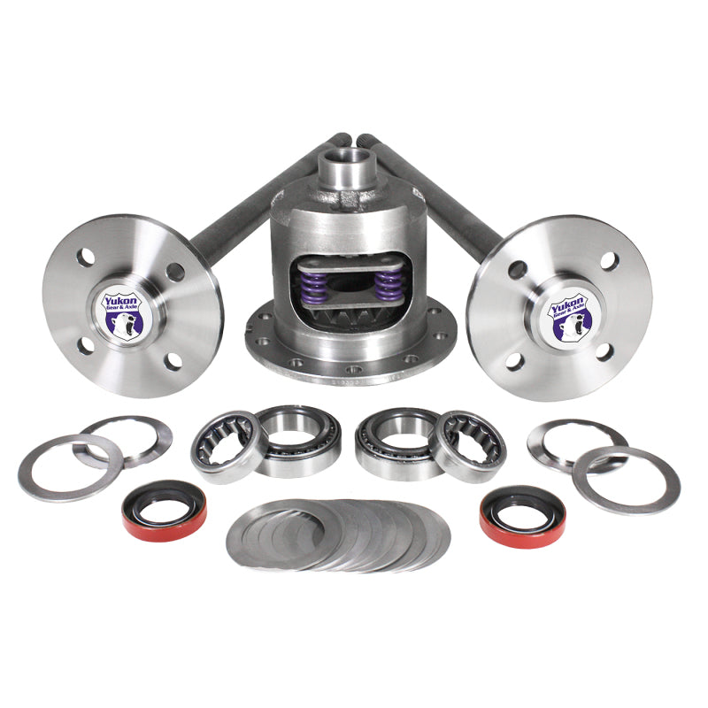 Yukon Gear & Axle Yukon Gear 79-93 Mustang Axle Kit / 28 Spline / 4 Lug Axles w/ Duragrip Positraction