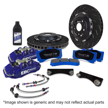 EBC Racing 92-05 BMW 3-Series E36/E46 Blue Apollo-6 Calipers 355mm Rotors Front Big Brake Kit