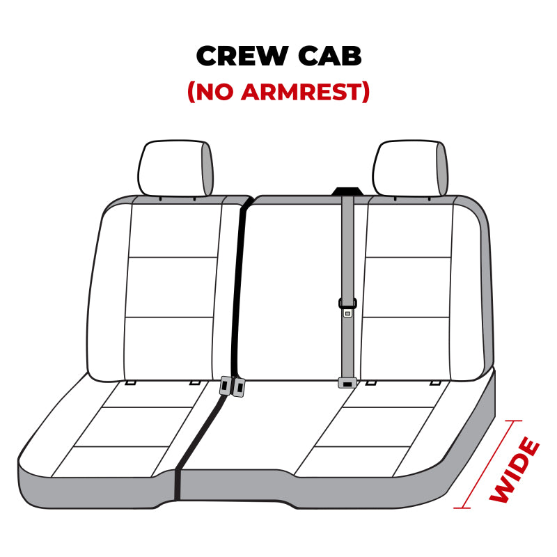 Covercraft 14 Chevrolet Silverado Polycotton SeatSaver Custom Second Row Seat Covers - Grey