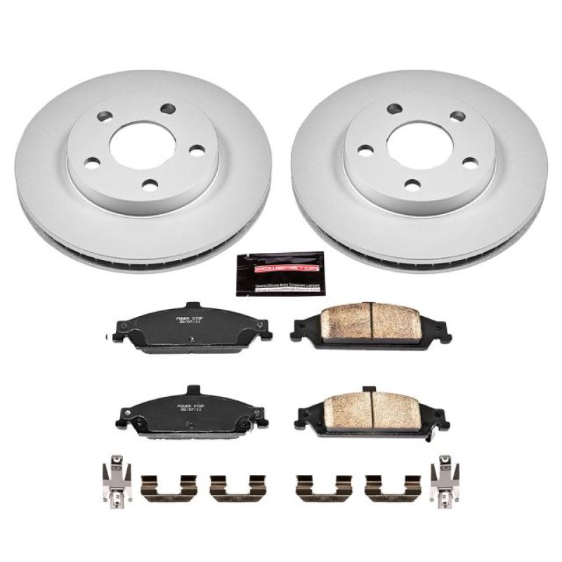 PowerStop Power Stop 04-05 Chevrolet Classic Front Z17 Evolution Geomet Coated Brake Kit