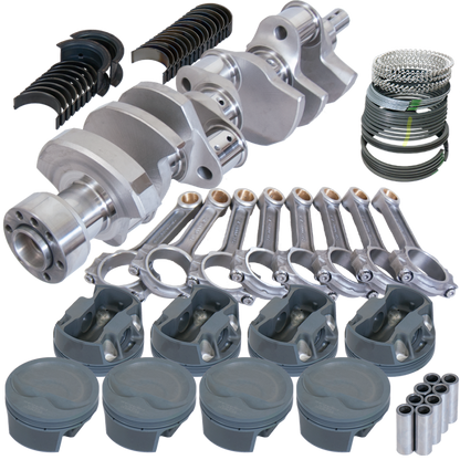 Eagle Chevy LT1 350 1Pc 3.750in Crank 6.000in I-Beam Rods -16cc 4.030in Pistons Rotating Assembly