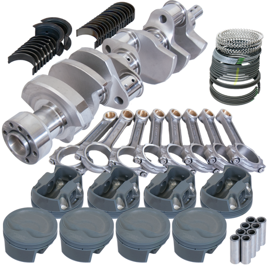 Eagle Chevy LT1 350 1Pc 3.750in Crank 6.000in I-Beam Rods -16cc 4.060in Pistons Rotating Assembly