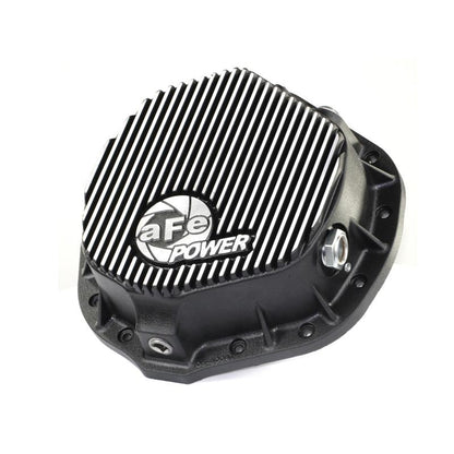 aFe Rear Differential Cover (Raw; Street Series); Dodge Diesel Trucks 03-05 L6-5.9L (td)