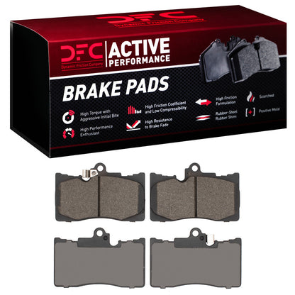 DFC 06-25 Lexus GS430 Front Active Performance Pads - Low Metallic