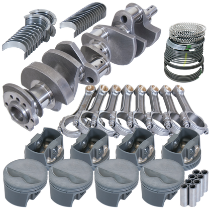Eagle Chevy 350 3.480in Crank 6.000in I-Beam Rods -5cc Flat Top 4.000in Pistons Rotating Assembly