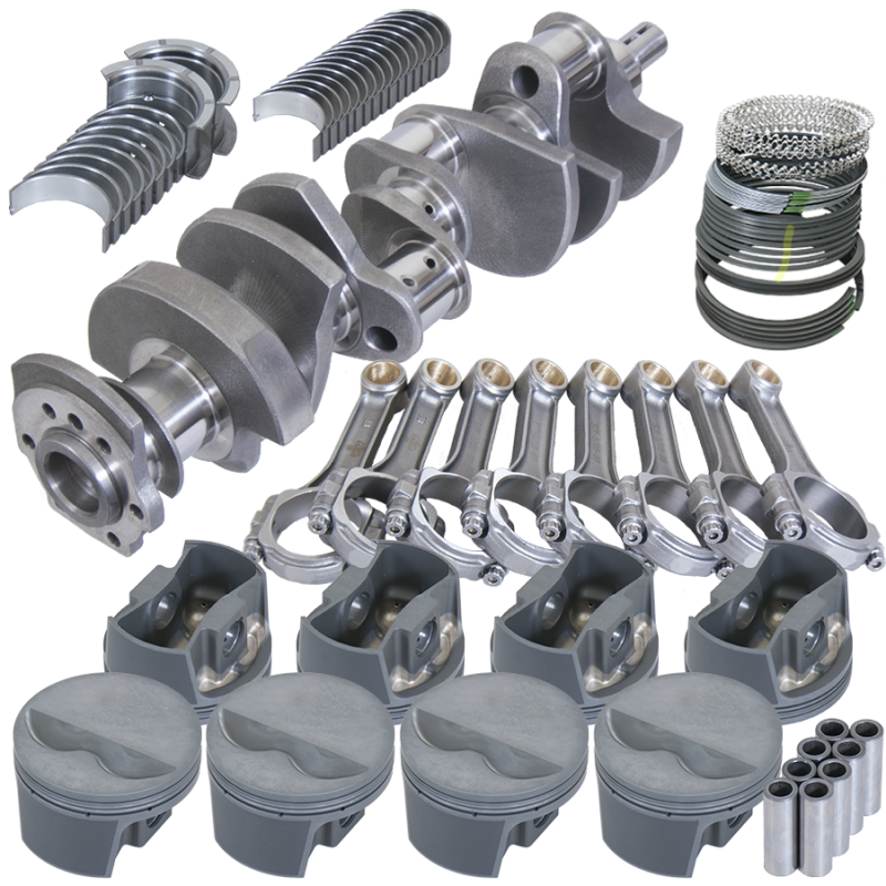 Eagle Chevy LT1350 1Pc 3.480in Crank 5.700in I-Beam Rods -5cc 4.040in Pistons Rotating Assembly