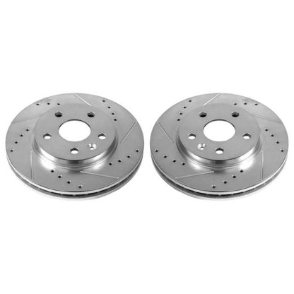 PowerStop Power Stop 11-16 Buick LaCrosse Front Evolution Drilled & Slotted Rotors - Pair