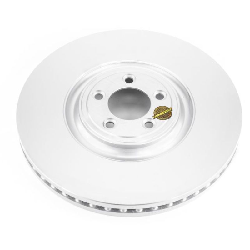 PowerStop Power Stop 14-19 Jaguar F-Type Front Evolution High Carbon Geomet Coated Rotor