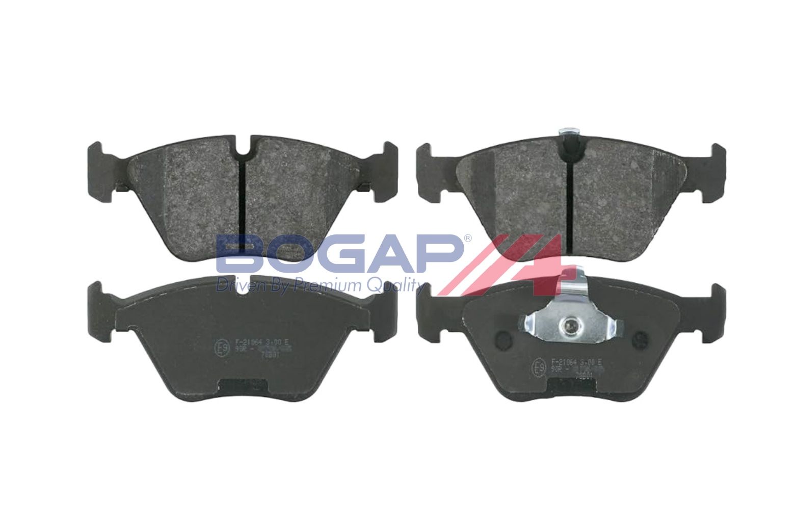 BOGAP B8210107 Brake Pad Set, Disc Brake