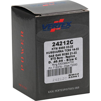 Vertex Pistons 03-24 85 SX/13-24 85 SX BW/13-14 85 SXS Cast Replica Piston Kit