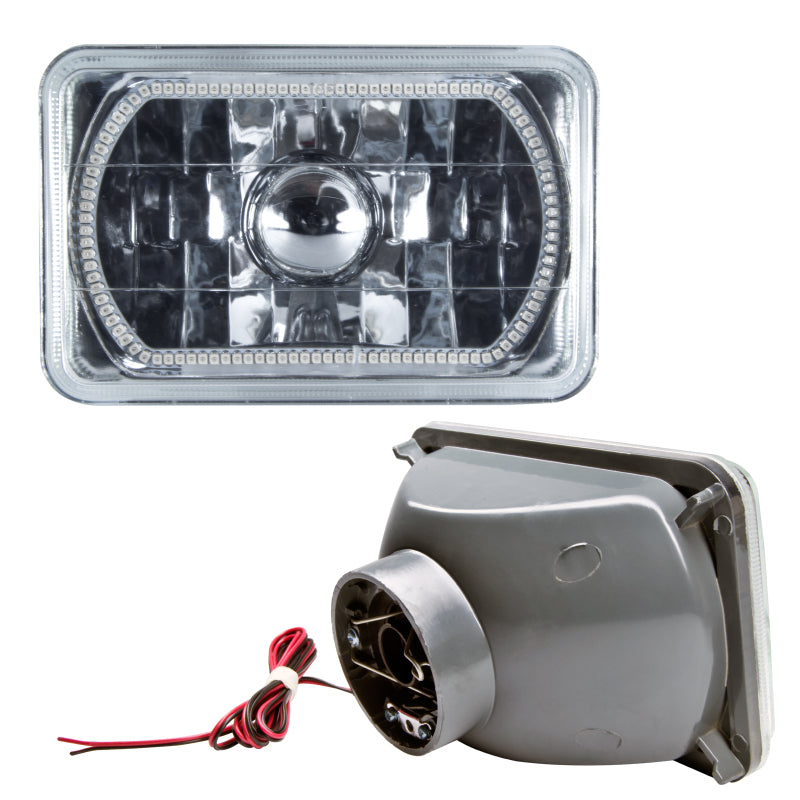 ORACLE Lighting Oracle Pre-Installed Lights 4x6 IN. Sealed Beam - Green Halo