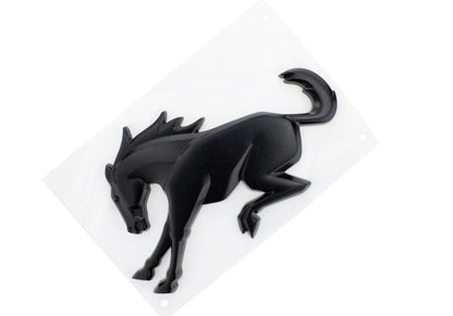 Ford Racing Bronco Rear Emblem - Matte Black