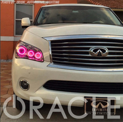 ORACLE Lighting Oracle Infiniti QX56 11-13 Halo Kit - ColorSHIFT w/ BC1 Controller
