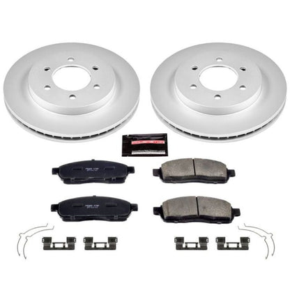 PowerStop Power Stop 04-08 Ford F-150 Front Z17 Evolution Geomet Coated Brake Kit